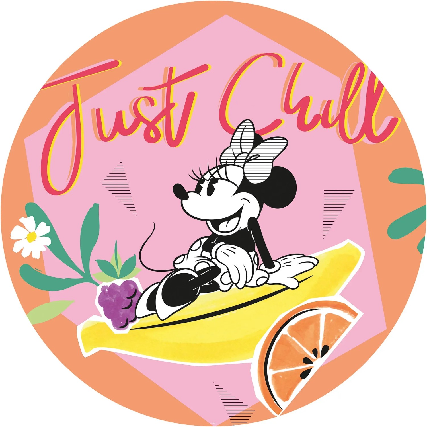 E-shop Komar Samolepiaca vliesová fototapeta Dot Minnie Chill pr. 125 cm