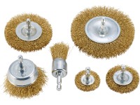 Súprava oceľových kief 6,35 mm (1/4 Súprava oceľových kief 6,35 mm (1/4