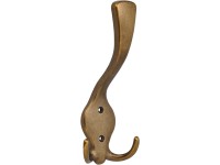 Siro Háčik na klobúky 703 kovový farba antickej mosadze rozstup otvorov 32 mm