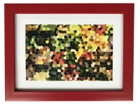 Bondecor Fotorám plastový, lišta 16,11 mm, červený, 10 x 15 cm