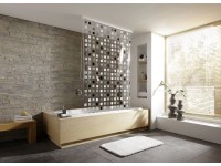 Kleine Wolke Roleta pre prázdnu kazetu sprchové rolety sivá 128 cm x 240 cm