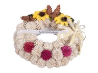 Venček bodliakový s nápisom vzpomíname pr. 13 cm Venček bodliakový s nápisom vzpomíname pr. 13 cm