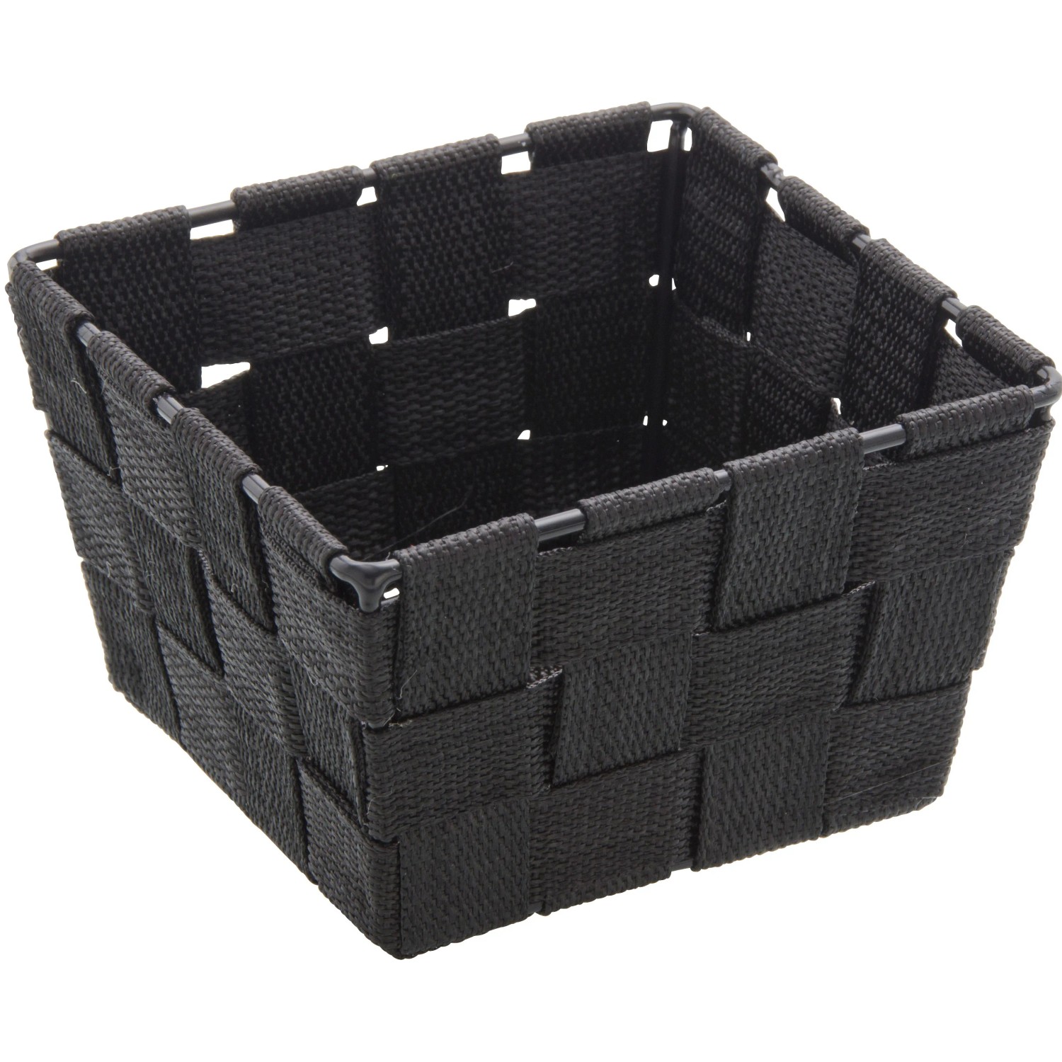 E-shop Wenko Úložný kôš Adria Mini štvorcový čierny