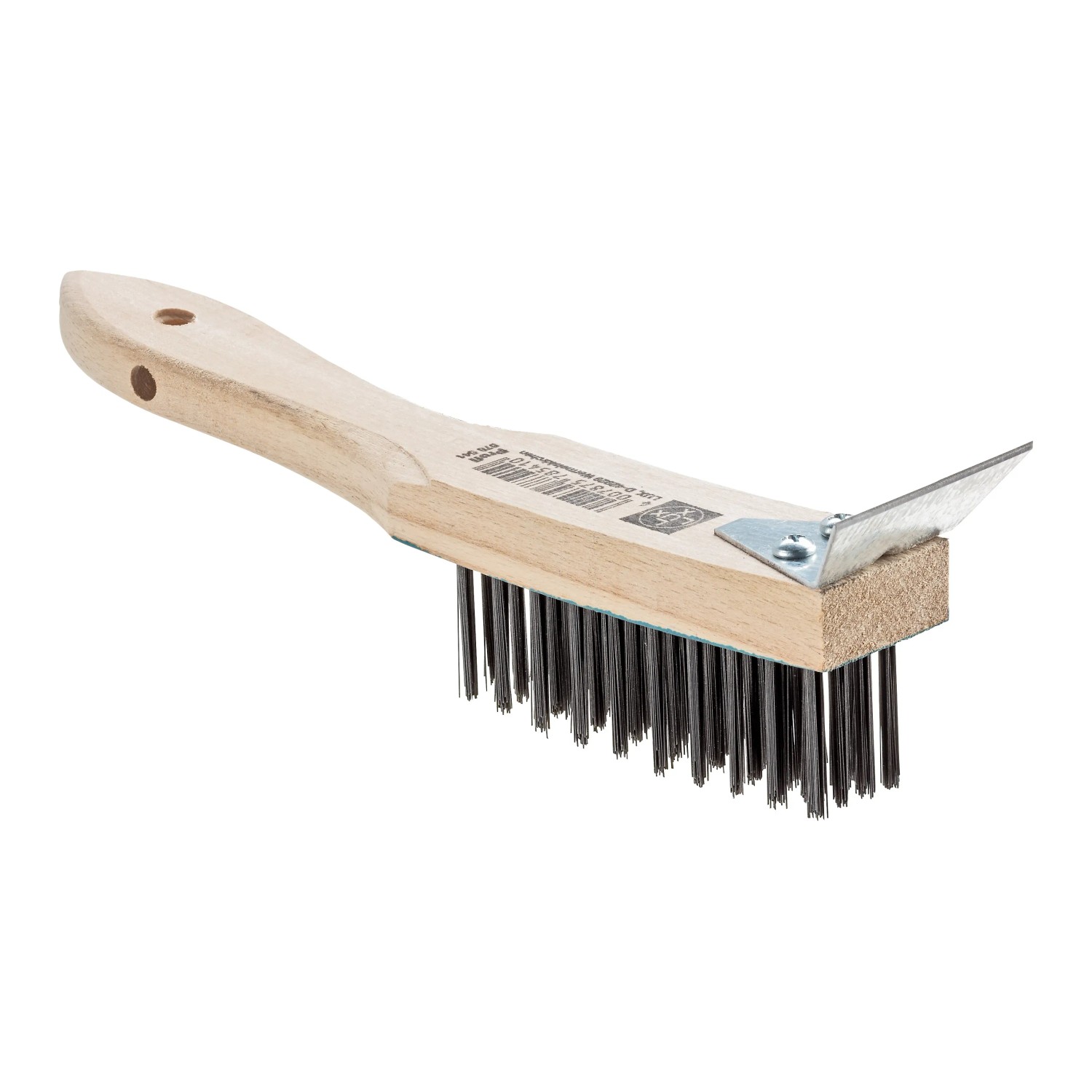 E-shop LUX-TOOLS Drôtená kefka so škrabkou 4 rady
