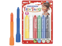 Amos Farby na tvár, súprava 6 odtieňov, 4,7 g