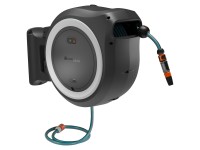 GARDENA Aku nástenný box PowerRoll XXL Solo biely so samonavíj. hadicou 13mm 40m