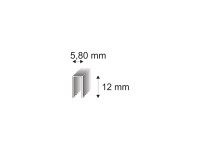 RON Spony stolárske 343/12 BL, dĺžka 5,8 x 12 mm, 1200 ks