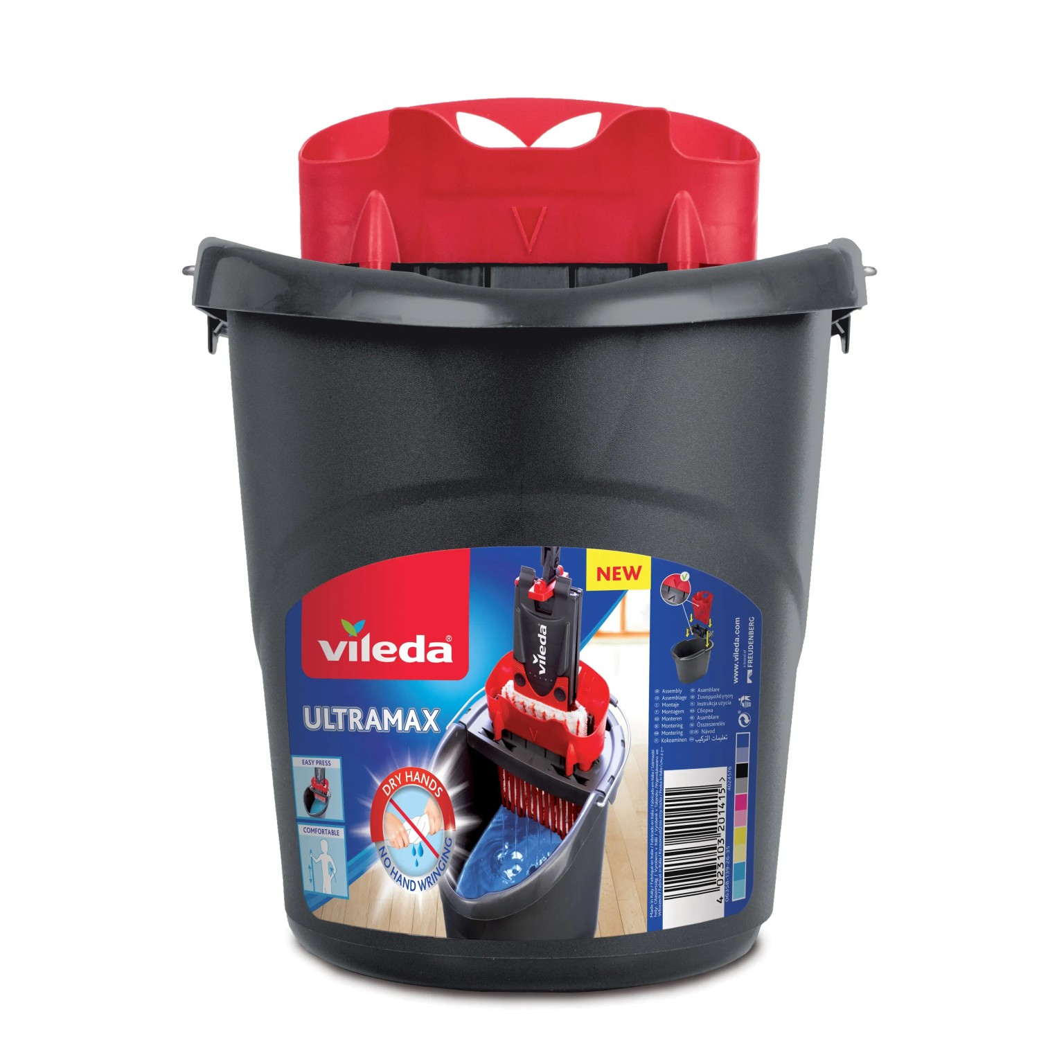 E-shop Vileda Upratovacie vedierko so žmýkacím košom Ultramax, 10 l