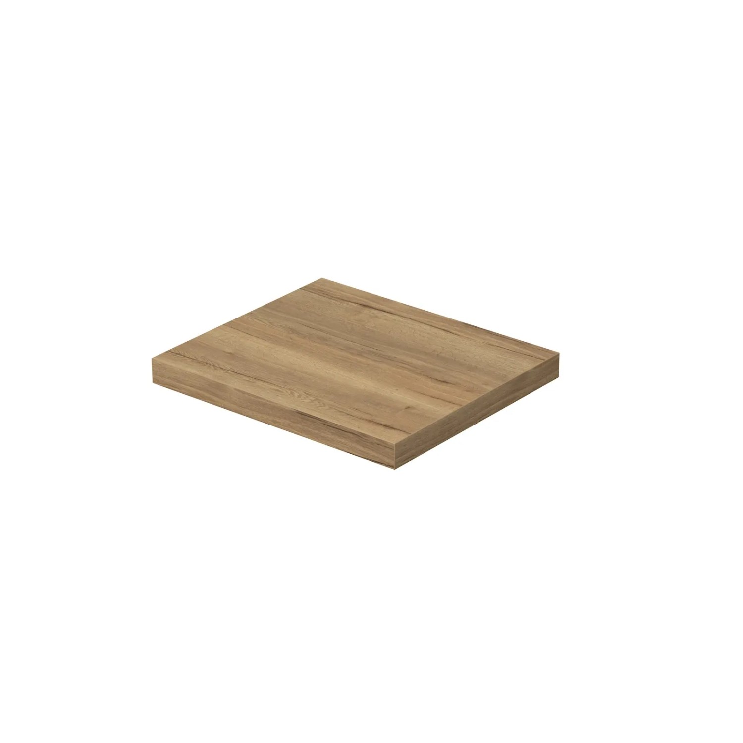 E-shop INTEDOOR Umývadlová doska BEE bez výrezu, š. 60 cm, dub Halifax
