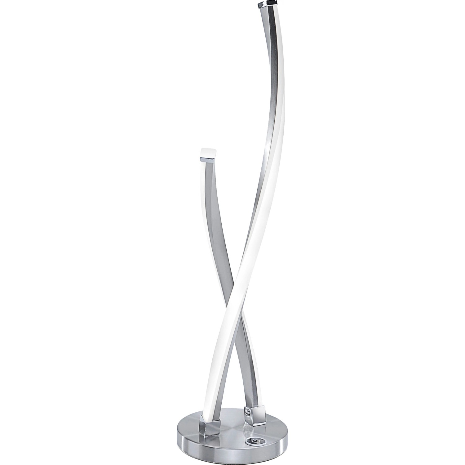 E-shop Paul Neuhaus Stolová lampa Polina, 13W, 800lm, 3000K, oceľová, pr. 12,5 x 48,5cm
