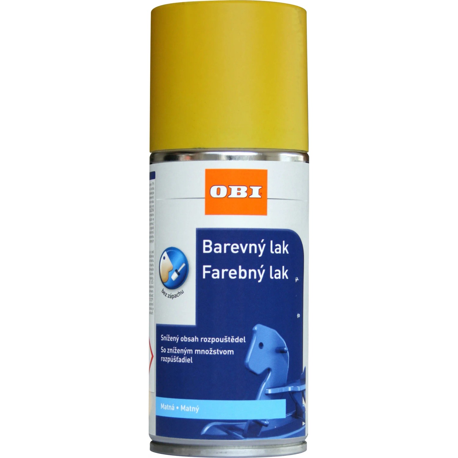 E-shop OBI Lak v spreji matný RAL 1021 žltá horčičná 150 ml