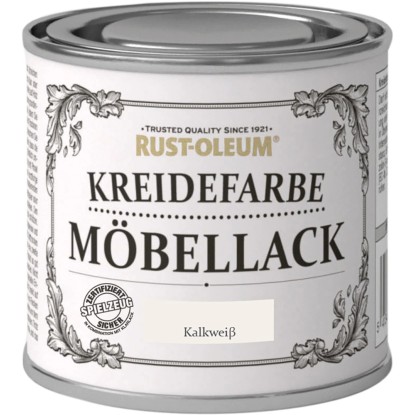 Rust-Oleum Kriedová farba na nábytok, kriedová biela matná, 125 ml