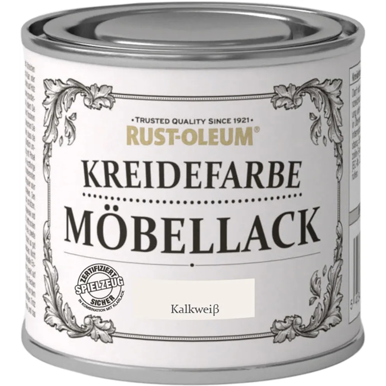 E-shop Rust-Oleum Kriedová farba na nábytok, kriedová biela matná, 125 ml