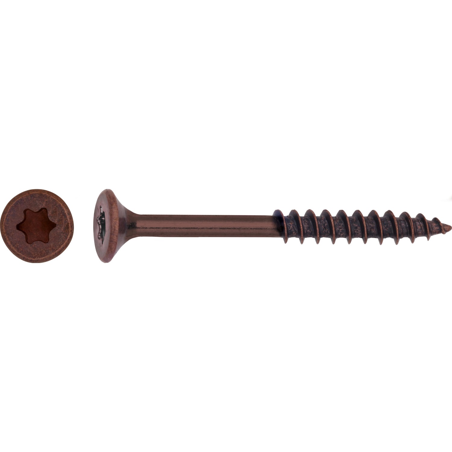 E-shop Uni skrutky so zápustnou hlavou TX25 čiastočný závit brynýrovaný 5 x 50 mm, 10ks