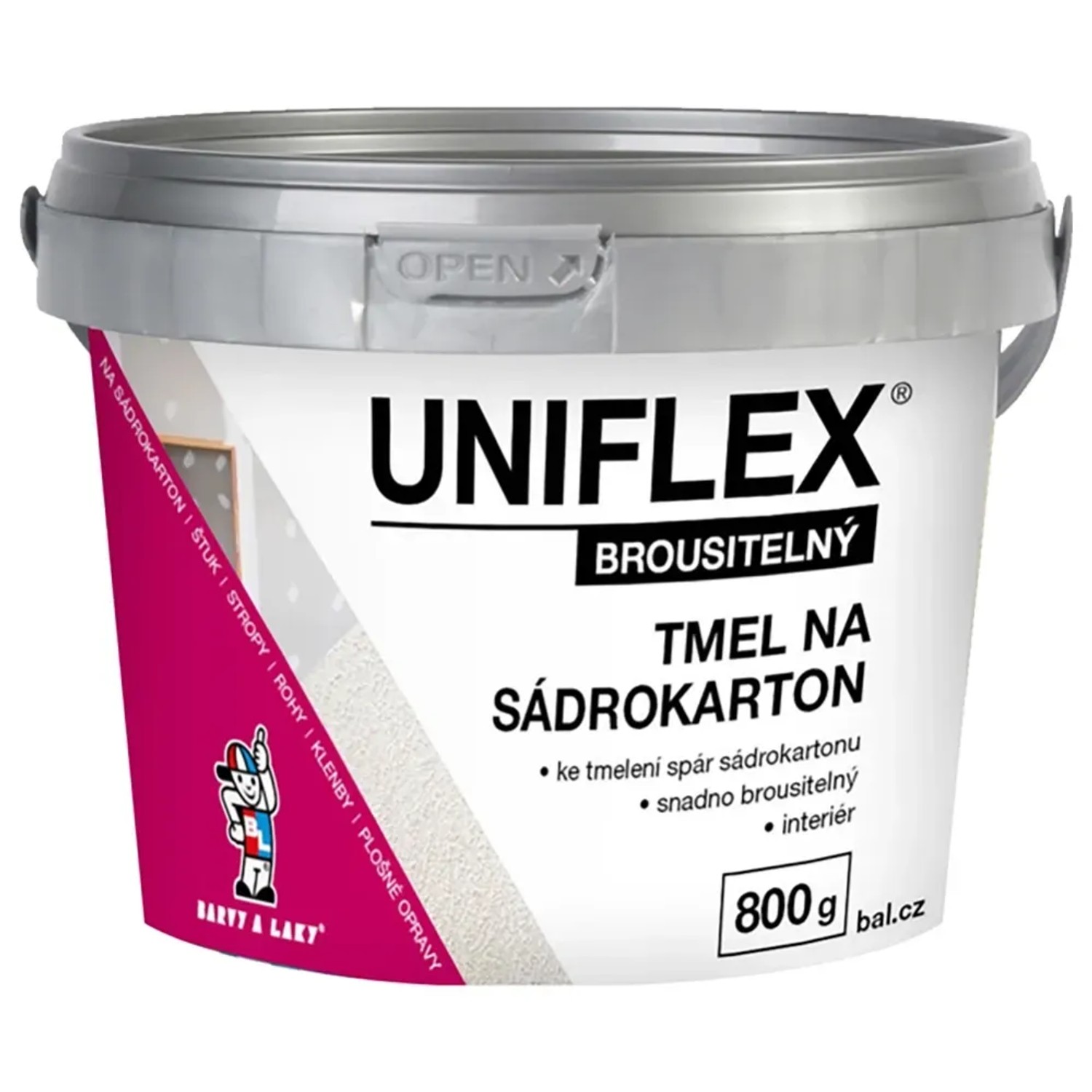 E-shop Uniflex Tmel na sadrokartón brúsiteľný 800 g