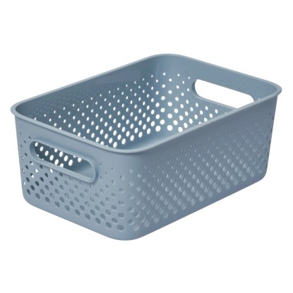 SmartStore Úložný kôš Essence M modrý 29,5 x 20,5 x 12 cm, 5,6 l