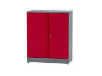 Küpper Vysoká skrinka 71691, 1 dvojité dvierka/3 police 110 x 91 x 45 cm