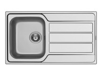 PYRAMIS Nerezový drez ATHENA 1B 1D hladký, 86 x 50 cm PYRAMIS Nerezový drez ATHENA 1B 1D hladký, 86 x 50 cm