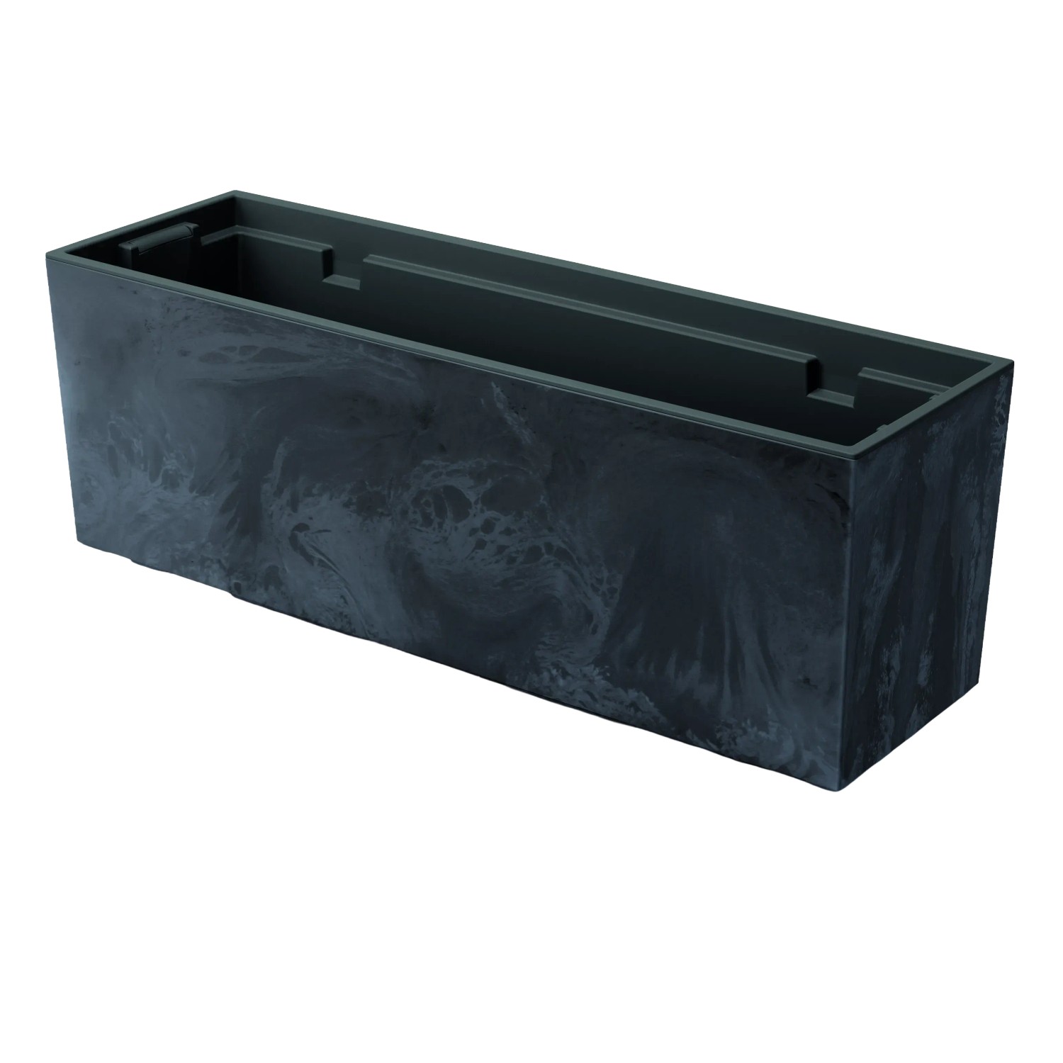 E-shop Prosperplast Truhlík Urbi Case Beton Effect antracitový 770 x 235 x 246 mm