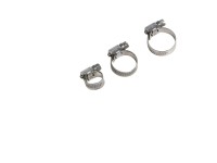 Súprava hadicových spôn 10 mm - 27 mm nerezová oceľ, 15 ks