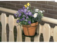 OBI Držiak kvetináča s hákmi, pr. 18 cm antracitový