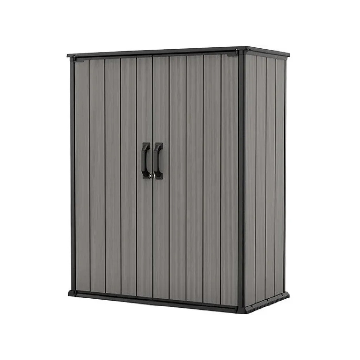 E-shop KETER Záhradná skriňa Premier Tall, sivá, 140 x 76,9 x 170 cm