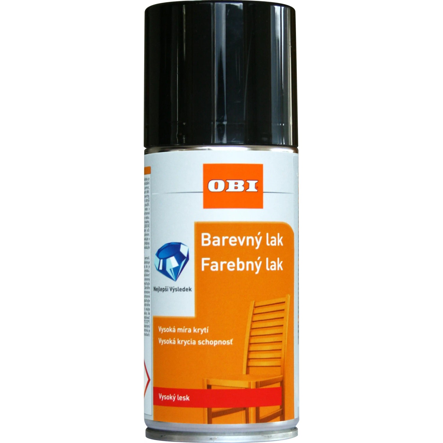 E-shop OBI Lak v spreji vysoko lesklý RAL 9005 čierna 150 ml