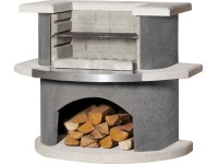 Buschbeck Záhradný grilovací bar Stockholm, biela/antracit, 110 x 65 x 93 cm