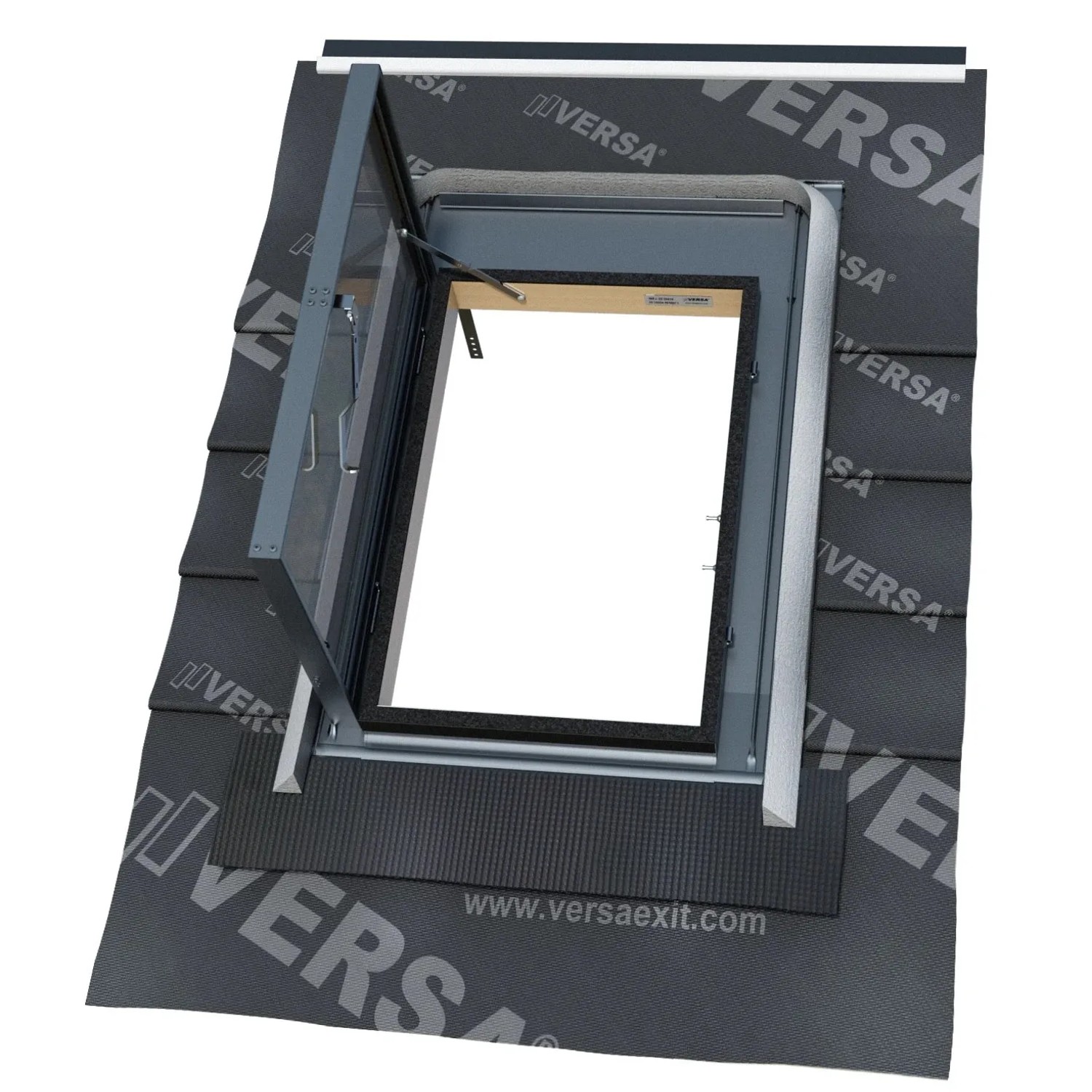 E-shop EGIBI Strešný výlez univerzál. L/P, drevo 2sklo WVD+ V4, lemovanie EPDM, 47x73cm