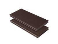 KOVALEX Terasová doska WPC STRUKTURO vzhl.dreva, plná čoko.hnedá 20x145x3000mm