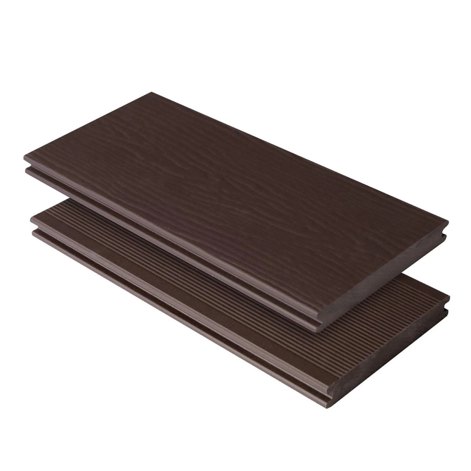 Assi Terrazza WPC 20x145mm - Lunghezza 120cm Marrone - Foto 4