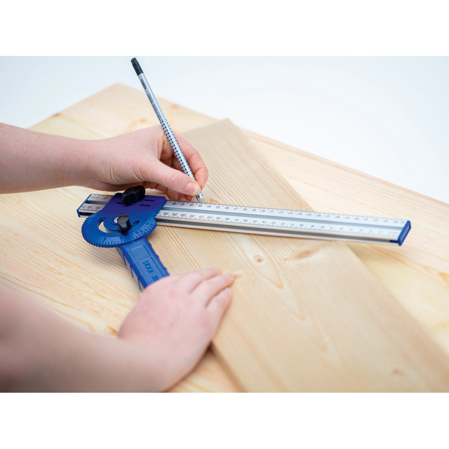 E-shop LUX-TOOLS Uhlové pravítko na sadrokartón, 350 mm