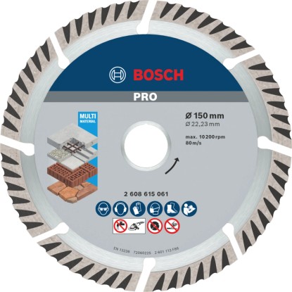 Bosch Diamantový kotúč PRO Multi Material, pr. 150 x 22,23 mm