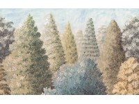 Komar Samolepiace vliesové fototapety Painted Woods 400 x 250 cm