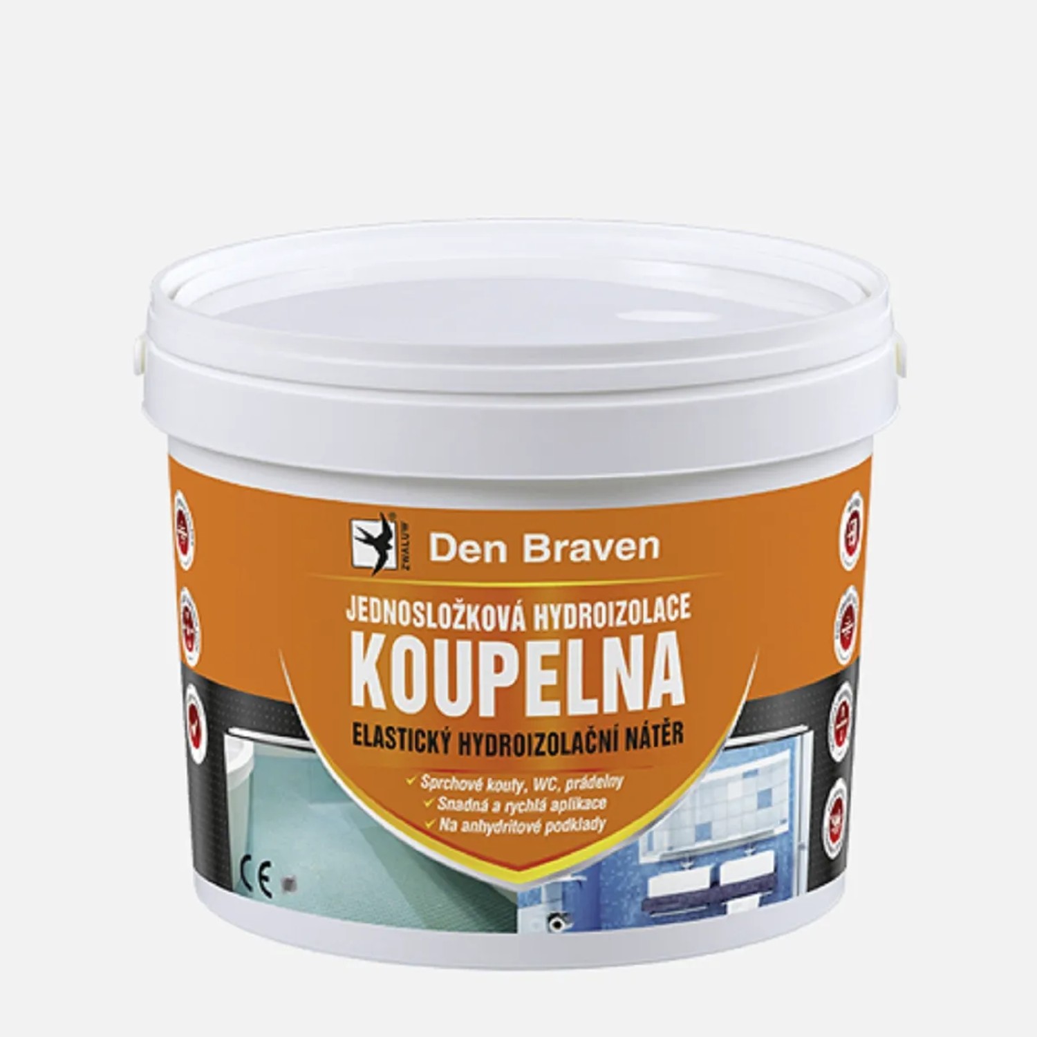 E-shop Den Braven Jednozložková hydroizolácia DEBBEX KÚPEĽŇA 13 kg