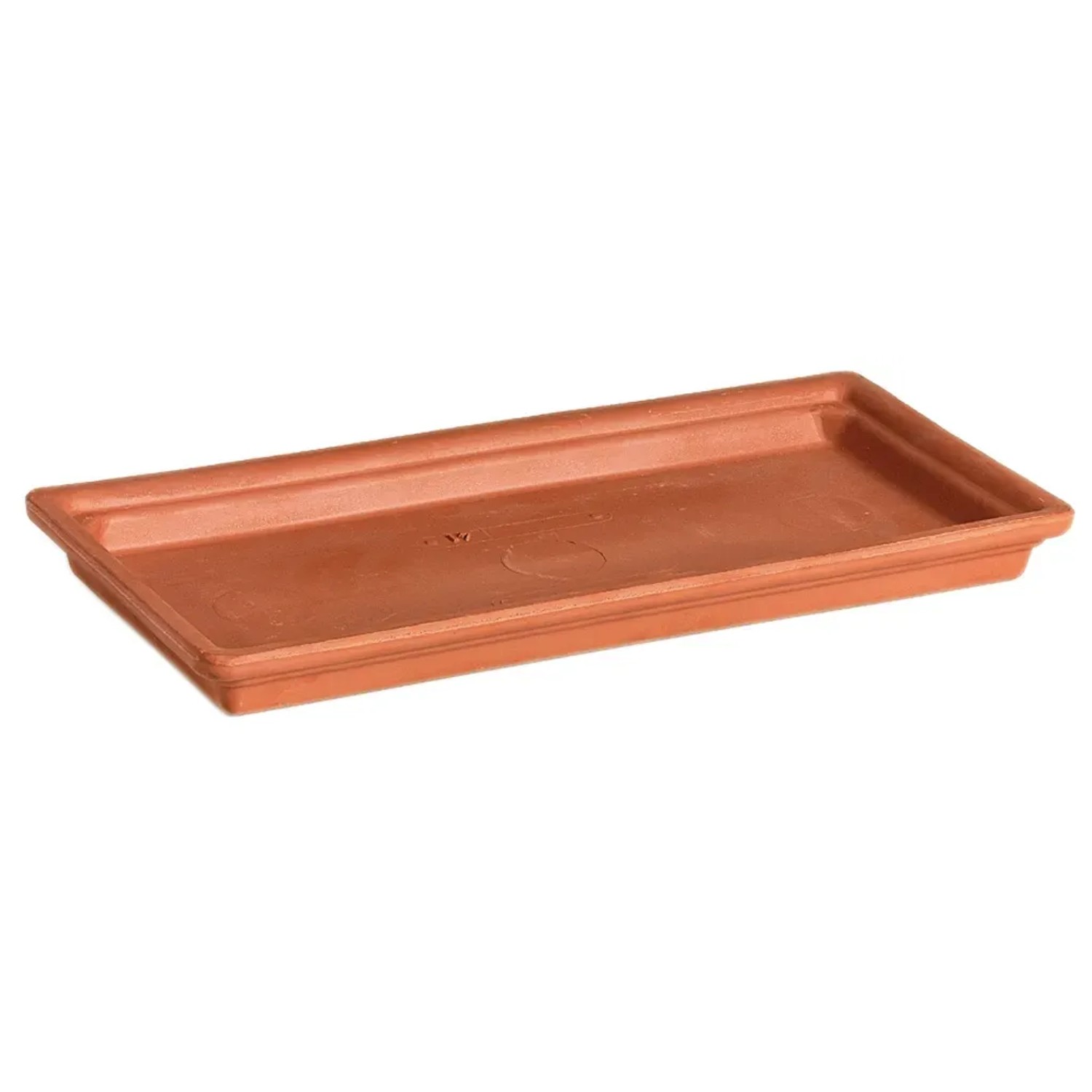 E-shop Deroma Miska pod kvetináč hranatá Standard 52 cm červená