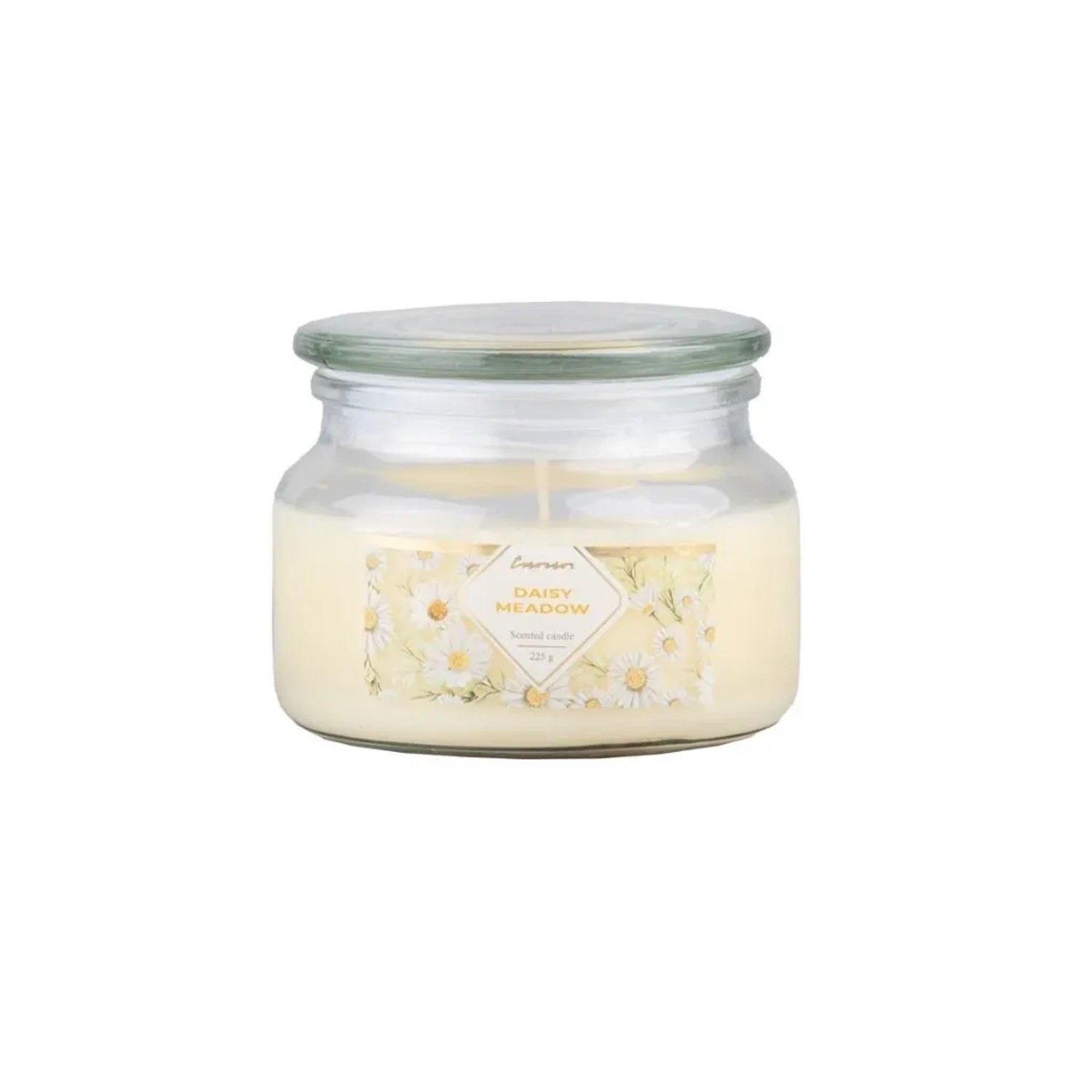 E-shop Emocio Vonná sviečka v skle s viečkom Daisy Meadow 100 x 79 mm, 225 g