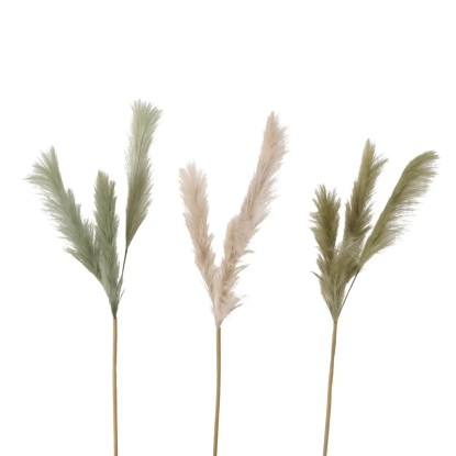 Boltze Home Dekoratívna vetvička Pampasgras, 3 farby, 110 cm