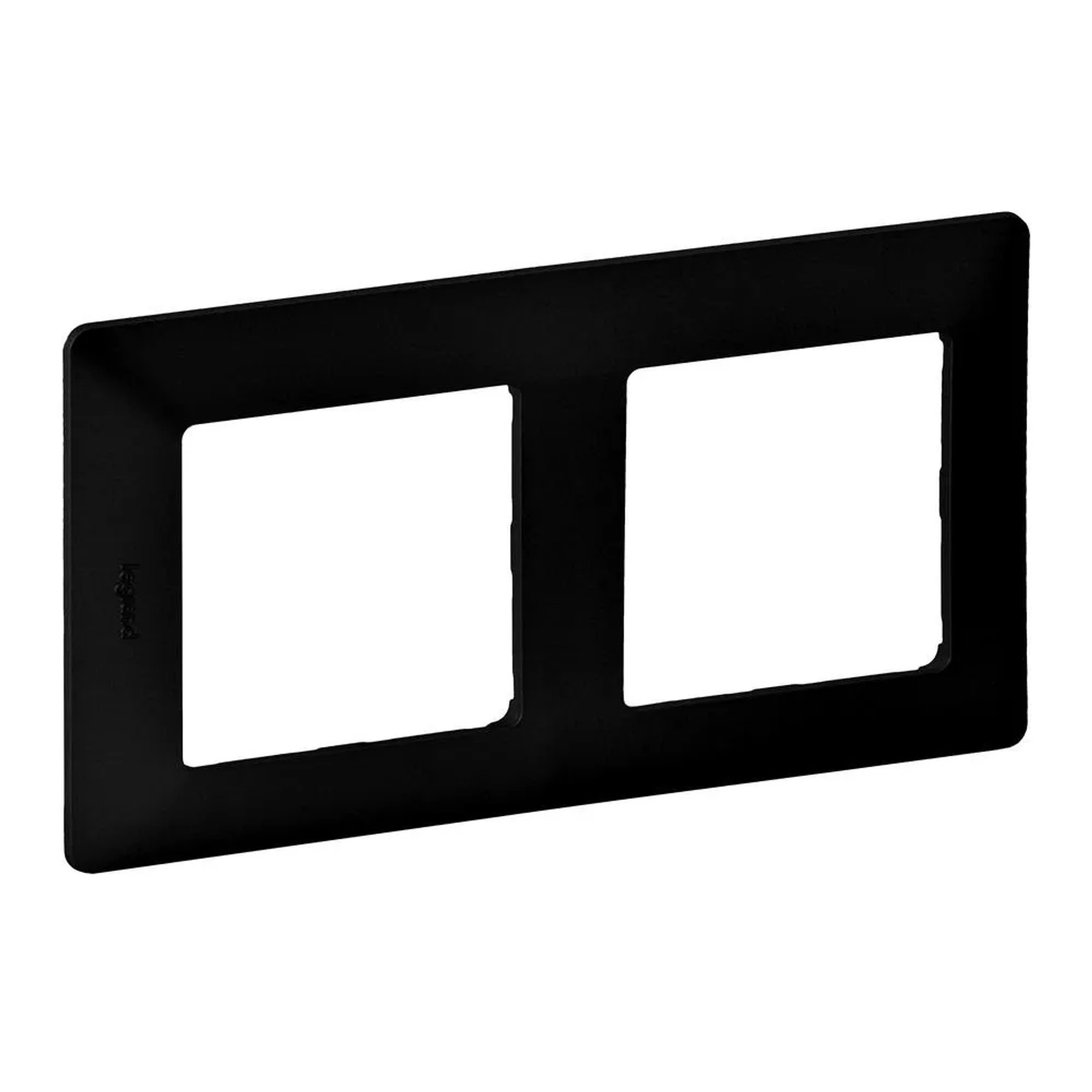 E-shop Legrand Dvojnásobný rámček Valena Life, čierna