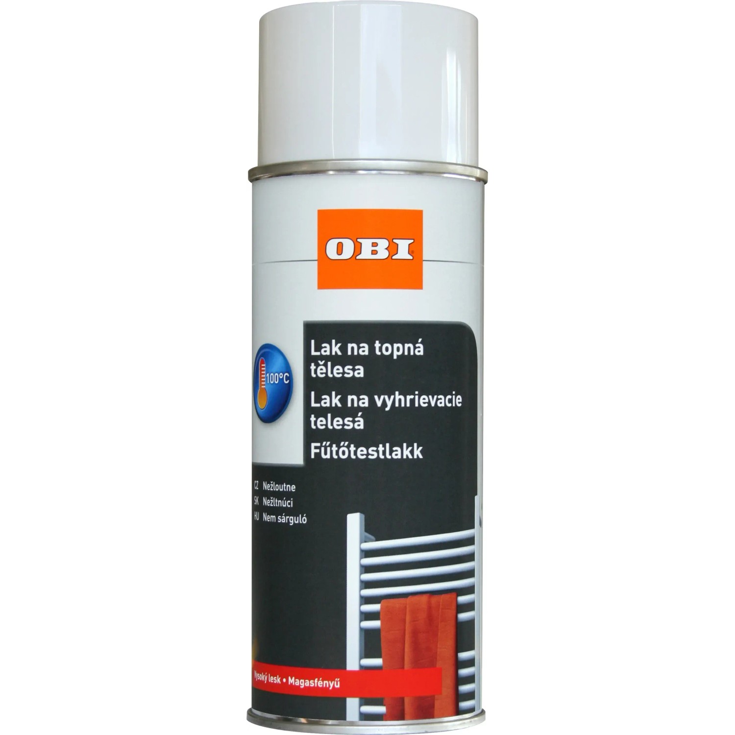 E-shop OBI Lak na radiátory biely 400 ml