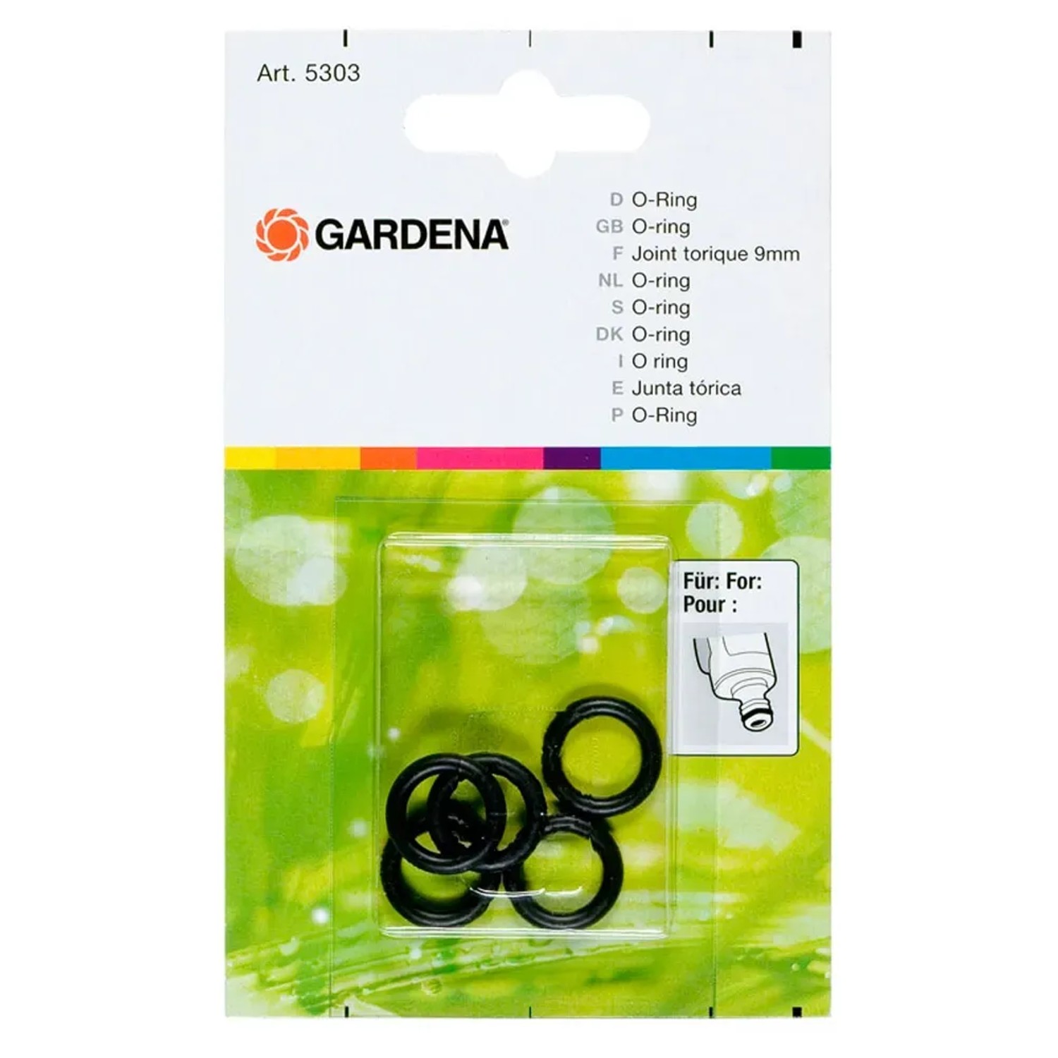 E-shop GARDENA O-krúžok 9 mm, 5 ks