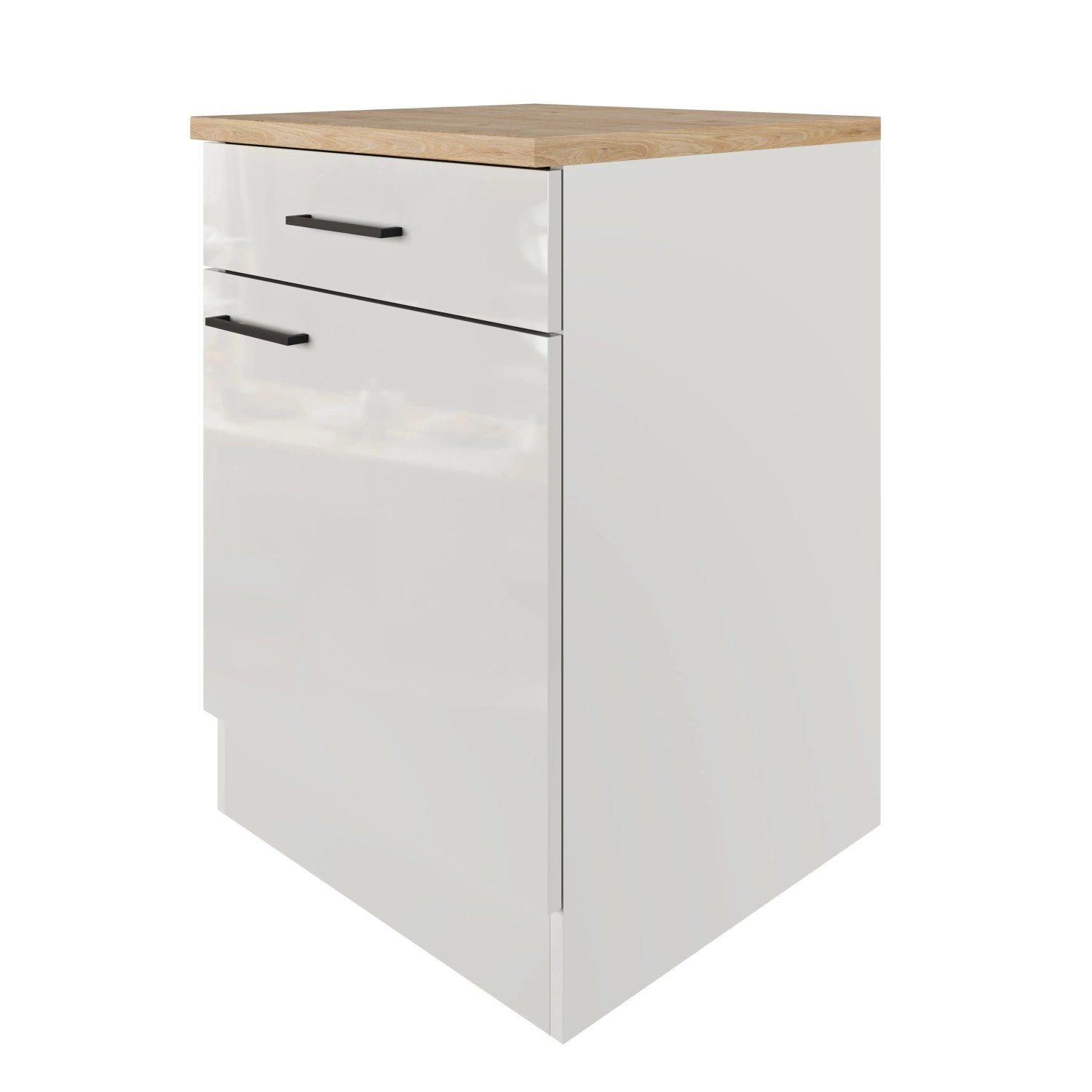 E-shop Flex-Well Kuchynská skrinka Lund spodná zásuvka + dvierka 60 x 85 x 57,1 cm