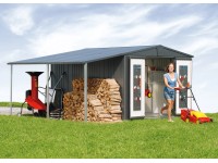 Biohort Bočná strecha k záhradnému domčeku Europa 2/3/A4 kremeňovo sivá