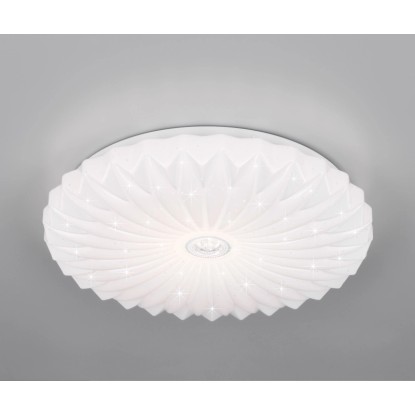 Reality Stropné LED svietidlo Ataris 18W 1900lm 2700-6000K biela pr. 38 cm