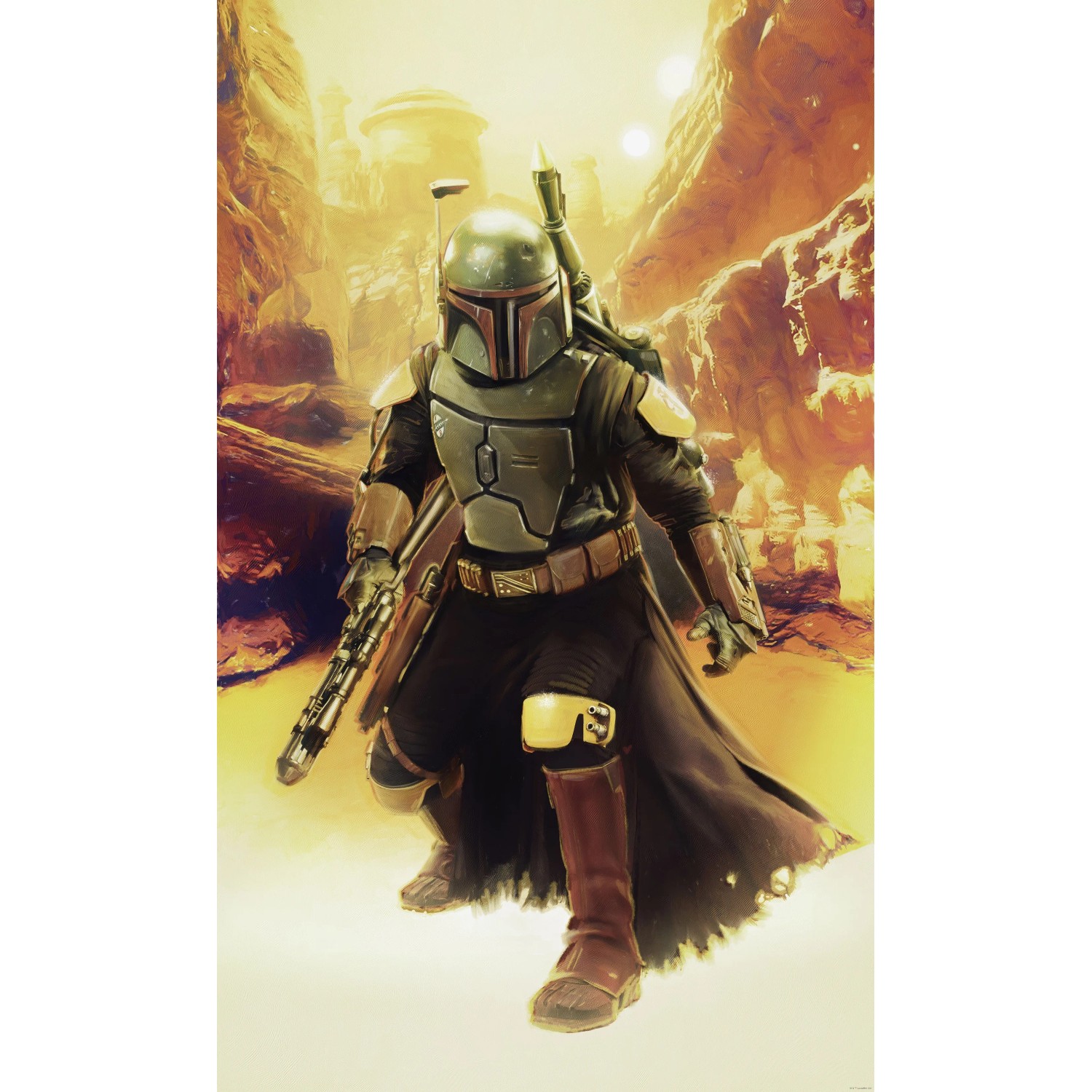 E-shop Komar Vliesová fototapeta Star Wars Boba Fett Sneaking Up 150 x 250 cm