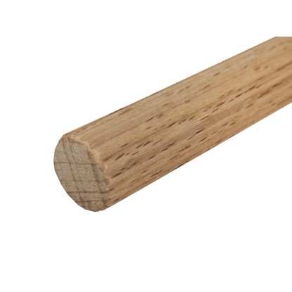 Döllken Profiles Drážkovaná guľatina DR05 prírodný buk pr. 6 x 1000 mm