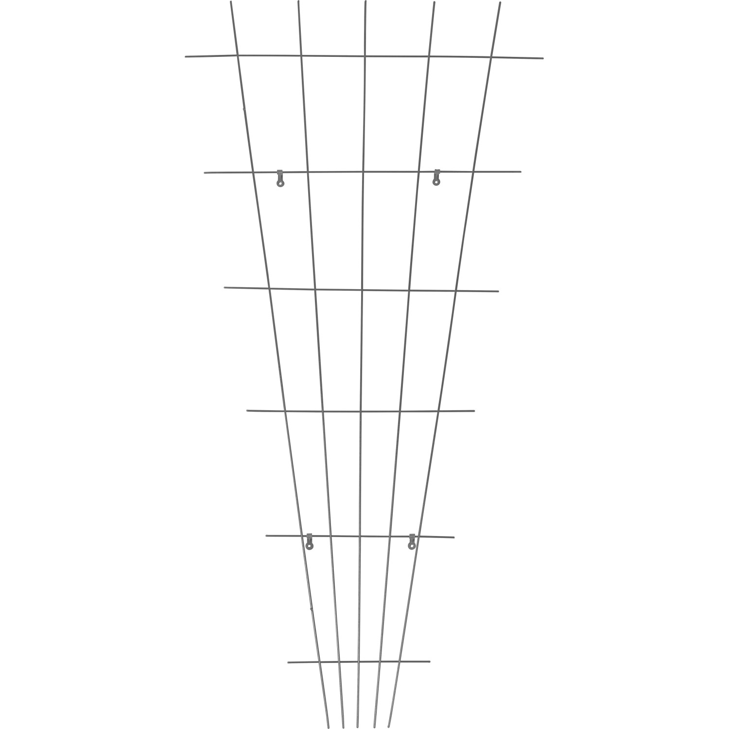 E-shop OBI Vejárovitý špalier antracitový 150 x 75 cm
