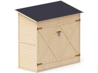 Upyard Drevený záhradný domček na náradie, prírodný, 150 x 70 cm