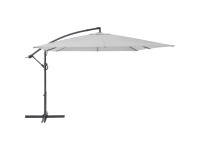 OBI Závesný slnečník Alvarado striebornosivý 300 x 300 cm