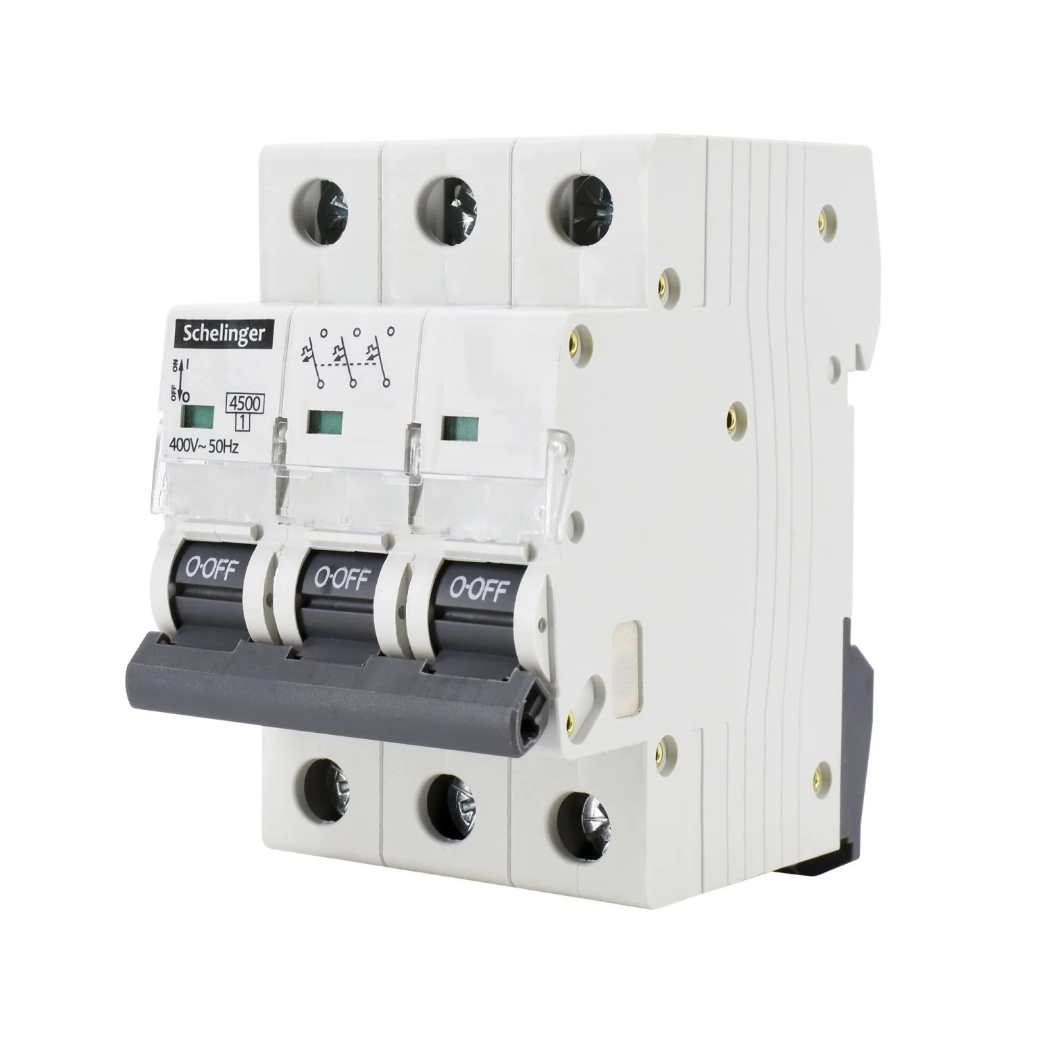 E-shop Schelinger Trojfázový prepäťový istič G7-3P-B16, 400 V, 16 A, IP20